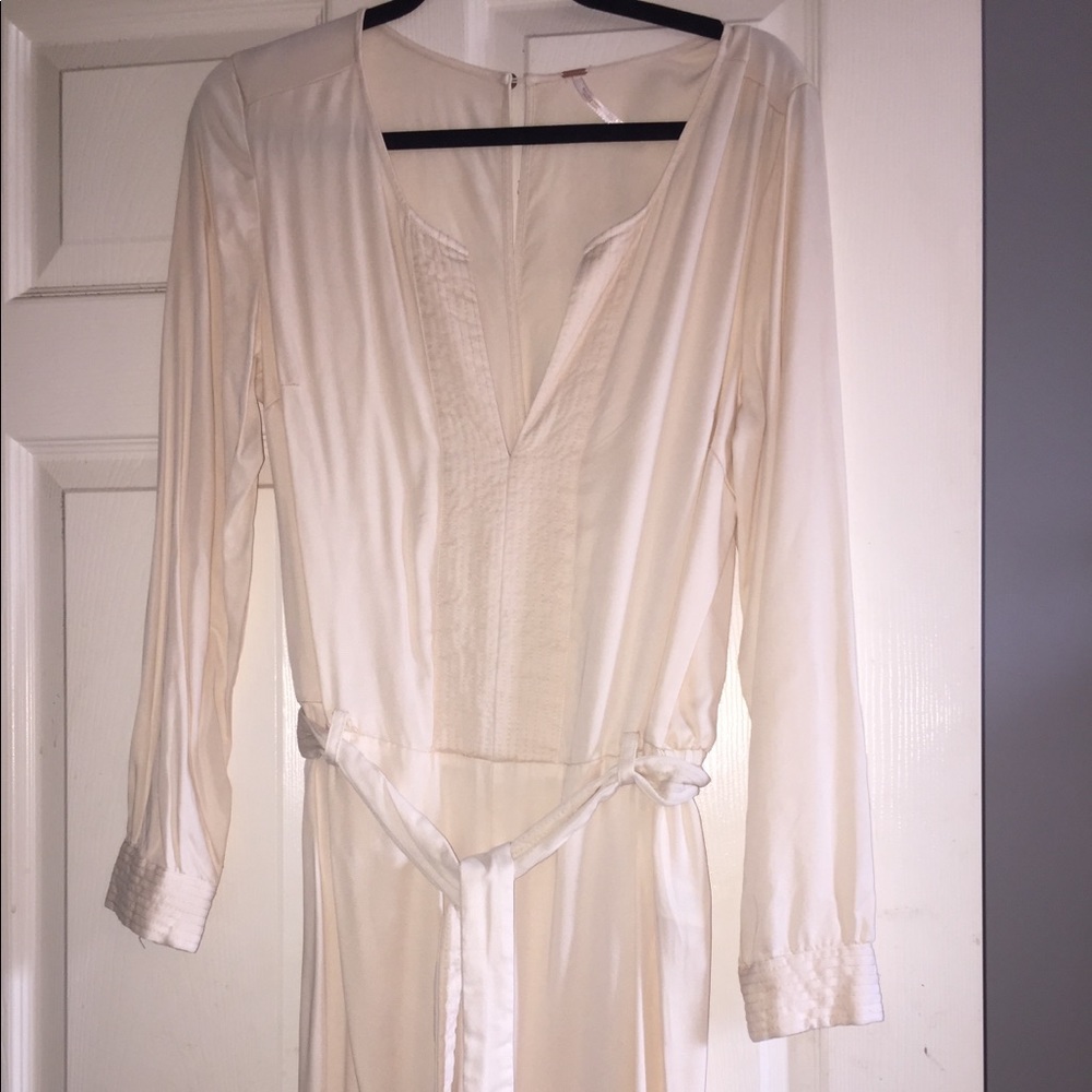 FREE PROPLE cream jumpsuit. Never been worn.